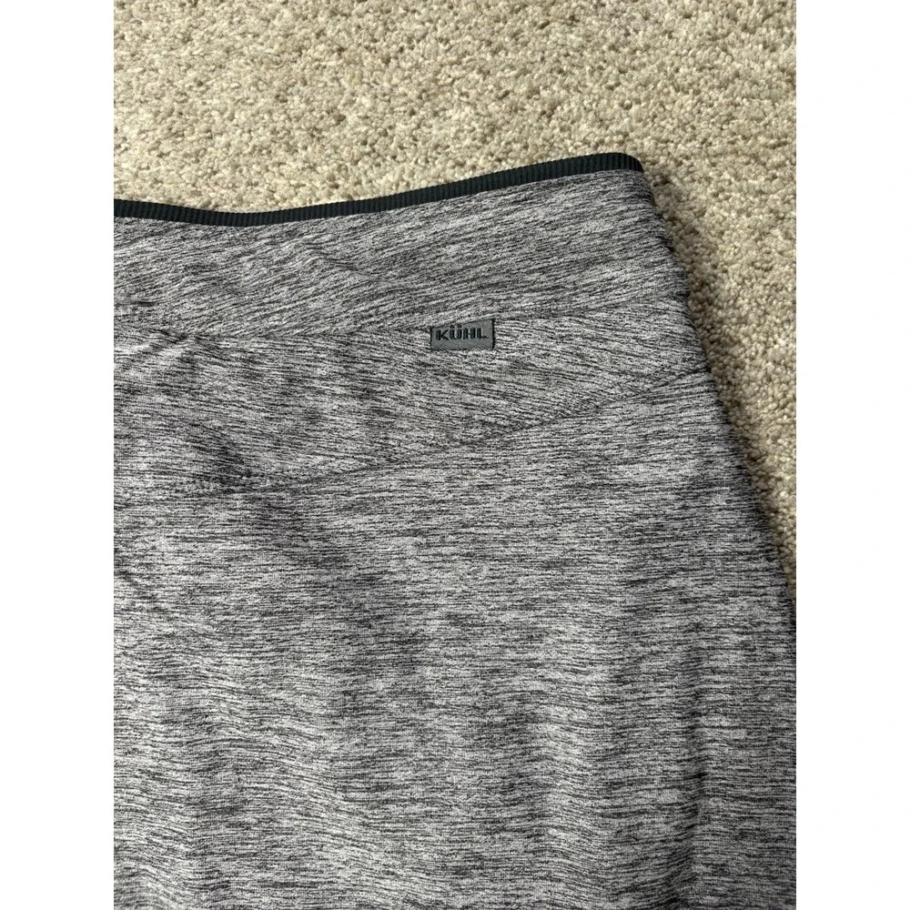 Kuhl Women's Small Revivr Pull On Skort Heathered Gray‎ Golf Pickleball Tennis